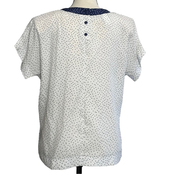 Apostrophe Blouse 12 Polka Dot White - Picture 4 of 6
